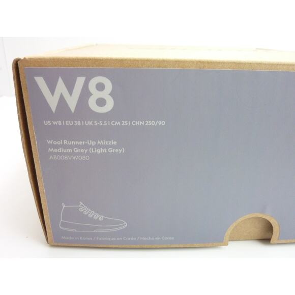 Allbirds Womens Wool Runner Up Mizzle Size 8 Medium Grey - Picture 7 of 7